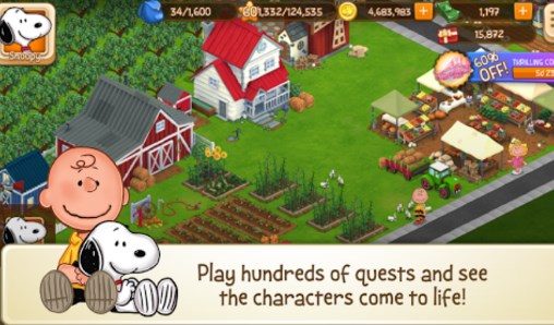 史努比的小镇物语游戏安卓中文版(Snoopys Town) v1.0图1