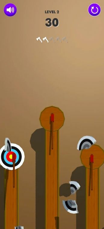 斧头目标命中3D游戏安卓手机版图片1