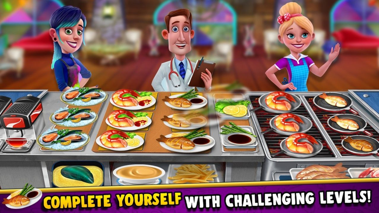 厨房生活餐厅烹饪游戏安卓版（Cooking Fun: Restaurant Games）图片1