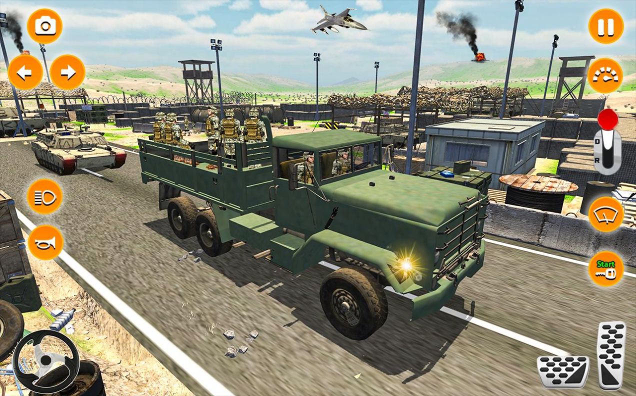陆军卡车驾驶模拟卡车器游戏安卓手机版 v1.0图1
