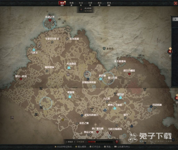 暗黑破坏神4地图传送点位置汇总一览