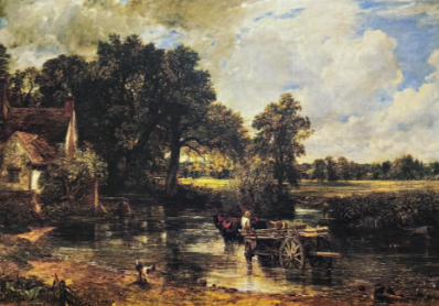 康斯太勃尔风景油画：自然之诗，田园之梦