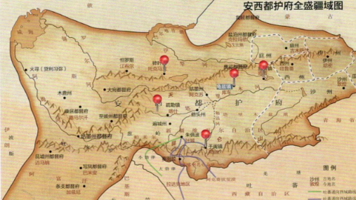 唐朝坚守安西四镇：战略棋局中的关键落子