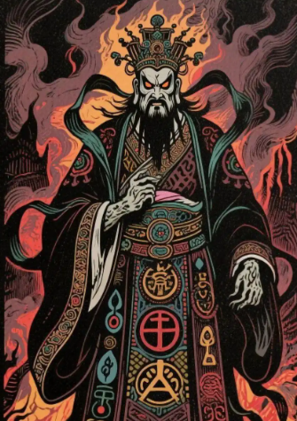 冥界权力谱系：五方鬼帝与十殿阎王的层级之辨